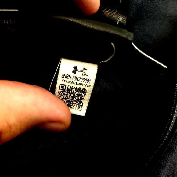 Under Armour Coldgear Infared Gray Orange‎ Striped 1/4 Zip Long Sleeve Large - Picture 11 of 15